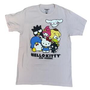 Hello Kitty & Friends Light Pink Graphic Tee 💗 Sanrio Characters • Size S